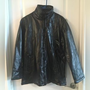 Tudor Court 100% Leather Jacket Woman’s Black Sz. L